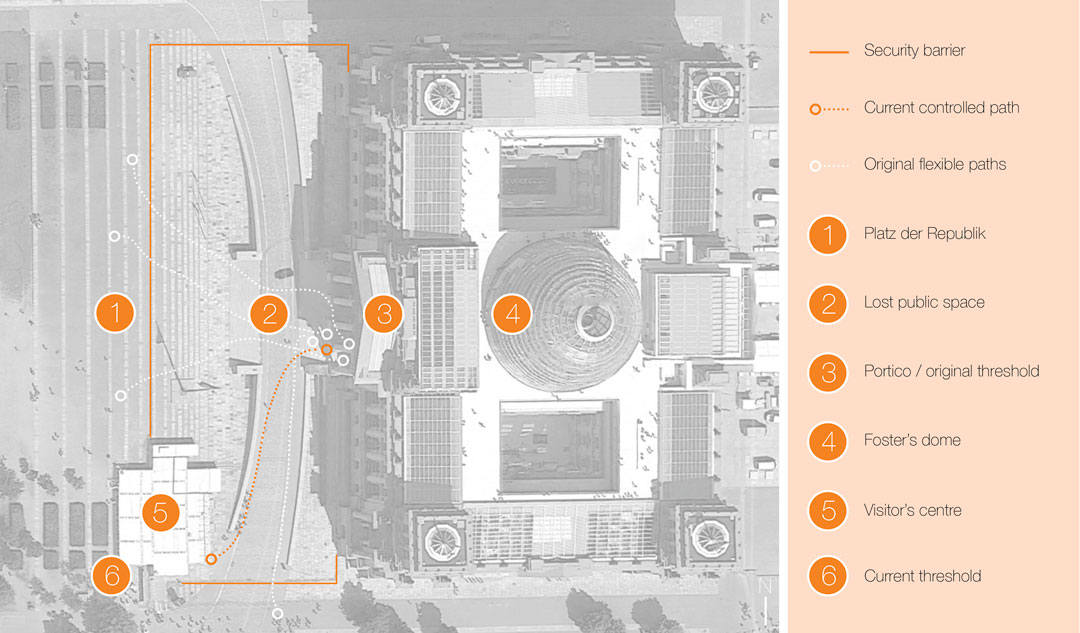 Theo Jones architecture Topoanalysis of the Reichstag Steps overview map plan