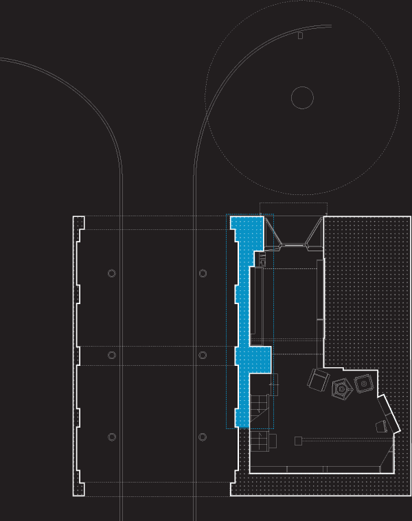 Theo Jones architecture Pocket Dyers and Associates existing plan wall