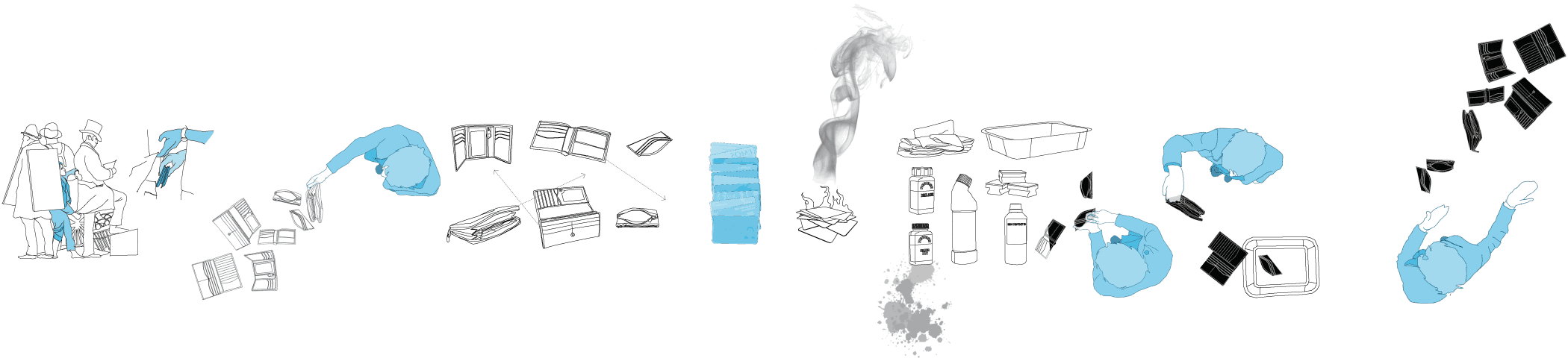 Theo Jones architecture Pocket Dyers and Associates program process drawing illustration