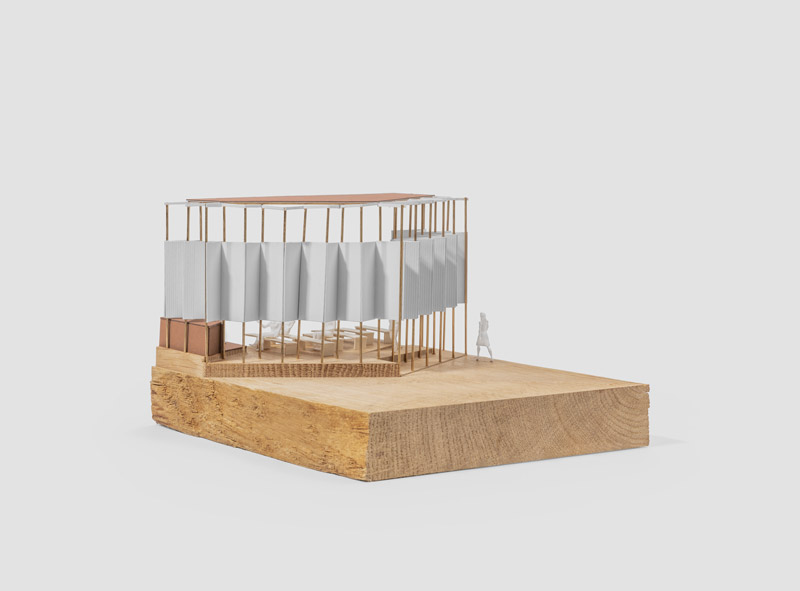 Theo Jones architecture model wood CNC